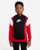 Hoodie Nike COLORBLOCK PULLOVER Sportswear Kinder Baumwolle Rot