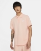 Poloshirt Nike Sportswear Cotton Piquet Man Pink Peach mit kurzen Ärmeln