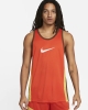 Ärmelloses Tanktop Nike M NSW K Dri-FIT Icon Basketball Polyester Man rot