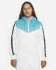  Giacca Sportiva UOMO Nike Bianco Azzurro Sportswear Repeat Full Zip Hoodie