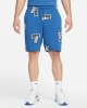 Sport-Walking-Shorts Nike Sportswear Sport Essentials French Terry aus gebürsteter Baumwolle Herren hellblau mit Taschen