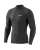 BASE LAYERS underwear technical Oxyburn IMPACT 5066 Long sleeves High Neck Unisex Black