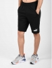 Puma Essentials Jersey Cotton bermuda walking shorts with pockets Black Man