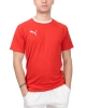 PADEL TENNIS Jersey-Shirt PUMA Team LIGA Kurzarm Polyester Rundhalsausschnitt Rot