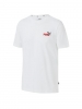 Freizeit-T-Shirt Puma Sportwear ESS Embroidary Cotton Crewneck Weiß