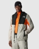 windproof jacket THE NORTH FACE Dove Grey-Asphalt Grey-Shocking Orange men&#39;s