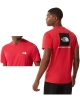  Maglia Allenamento Training T-shirt UOMO The North Face REAXION RED BOX TE
