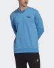 Pullover top crew Adidas Originals Trefoil Series Style Men s Light Blue Cotton