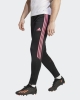 Adidas Tiro 23 Club Polyester-Trainingshose mit Reißverschlusstaschen, Herren, Schwarz, Rosa
