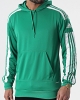 Adidas Squadra 21 Sweat Polyester Green Men\'s Hooded Sweatshirt